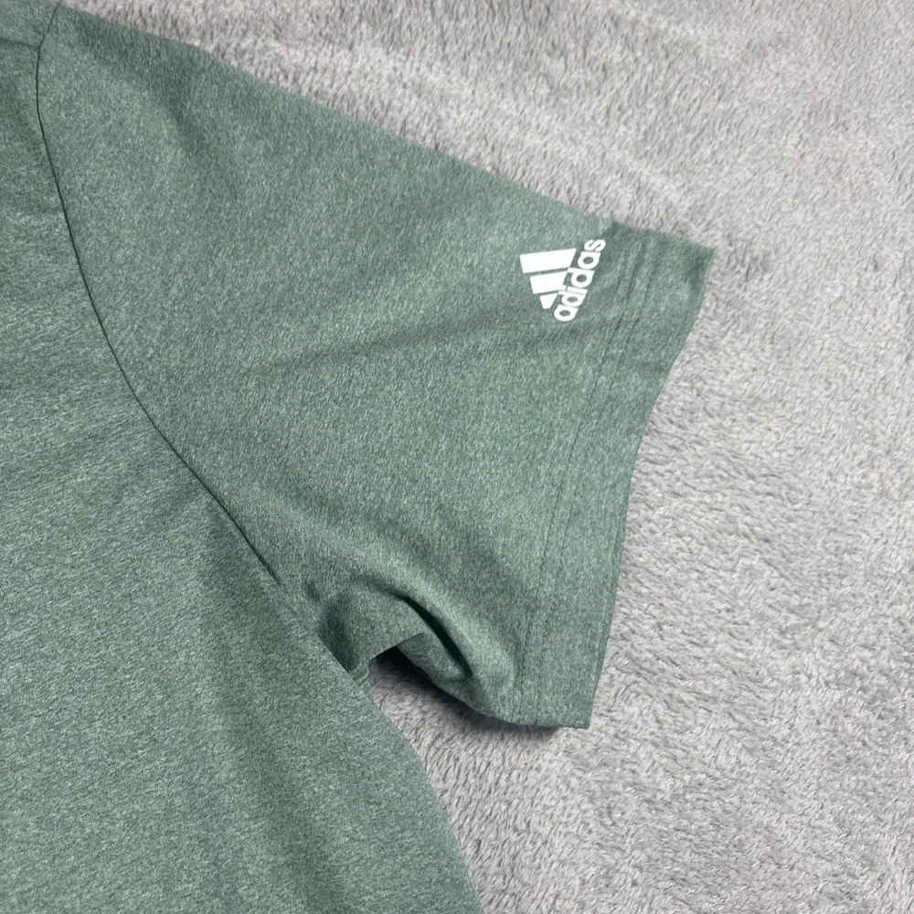Adidas Mens Golf Polo Shirt Green Stone Mountain Golf Club Sz Large